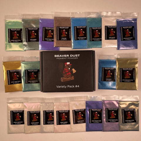 Beaver Dust Pigment Variety pack #4 Speciality - Mon plateau de bois