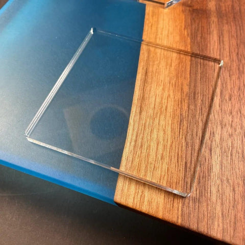 Gabarit acrylique - Coaster / Sous-verre - Mon plateau de bois