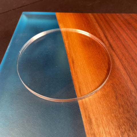 Gabarit acrylique - Coaster / Sous-verre - Mon plateau de bois