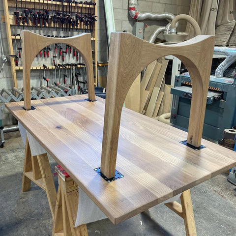 Gabarit acrylique - Forme en "U" pied de table - Mon plateau de bois