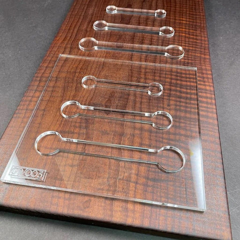 Gabarit acrylique Inserts "Dog Bone" - Mon plateau de bois
