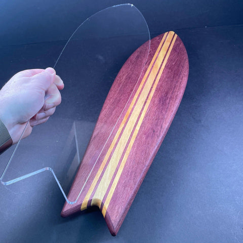 Gabarit acrylique - Planche de surf - Mon plateau de bois