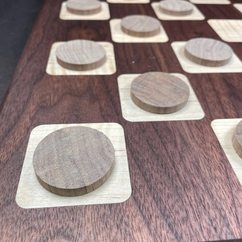 Gabarit acrylique - Plateau de jeux - Échiquier - Chessboard - Mon plateau de bois