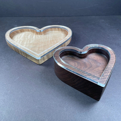 Gabarit acrylique - Plateau de service - 3 Cœurs - Mon plateau de bois