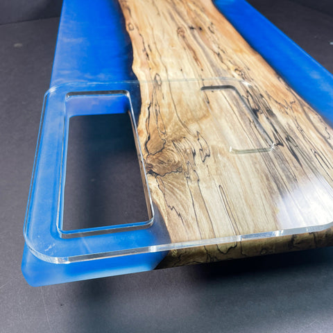 Gabarit acrylique - Poignée double rectangle - Mon plateau de bois