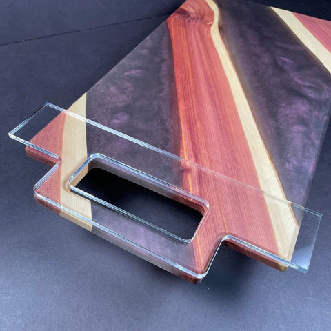 Gabarit acrylique - Poignée Modern Rectangular - Mon plateau de bois