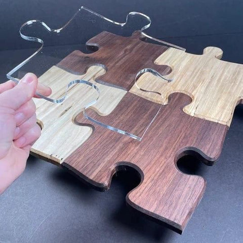 Gabarit acrylique - Puzzle 2 - Mon plateau de bois