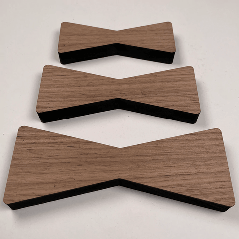 Insert Papillon bois en Noyer américain épaisseur 12 mm - Mon plateau de bois