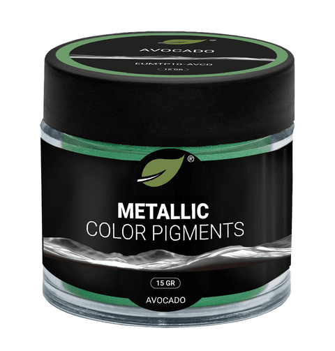 Pigment métallisé EcoPoxy® Avocado - Mon plateau de bois
