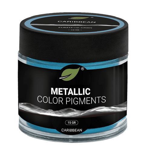 Pigment métallisé EcoPoxy® Caribean - Mon plateau de bois