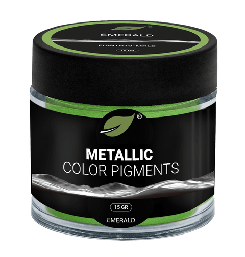 Pigment métallisé EcoPoxy® Emerald - Mon plateau de bois