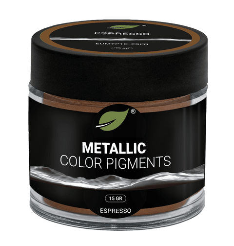 Pigment métallisé EcoPoxy® Espresso - Mon plateau de bois