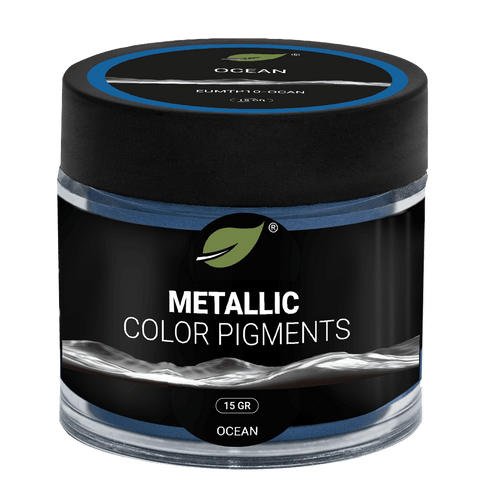Pigment métallisé EcoPoxy® Ocean - Mon plateau de bois