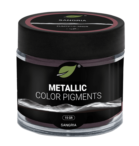 Pigment métallisé EcoPoxy® Sangria - Mon plateau de bois