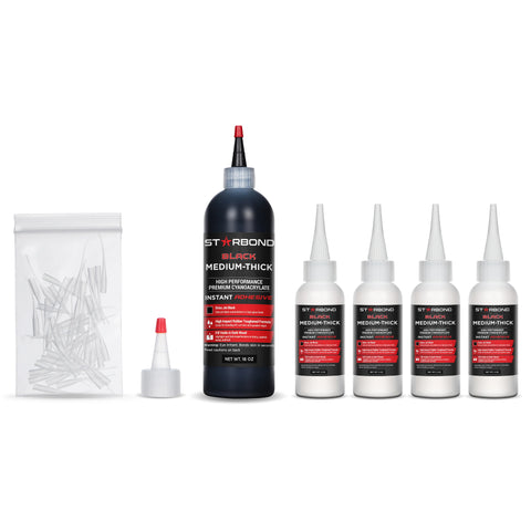 Starbond Flexible Black Medium - Colle Cyanoacrylate - Super Glue - Mon plateau de bois