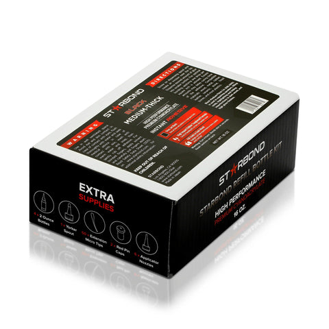 Starbond Flexible Black Medium - Colle Cyanoacrylate - Super Glue - Mon plateau de bois