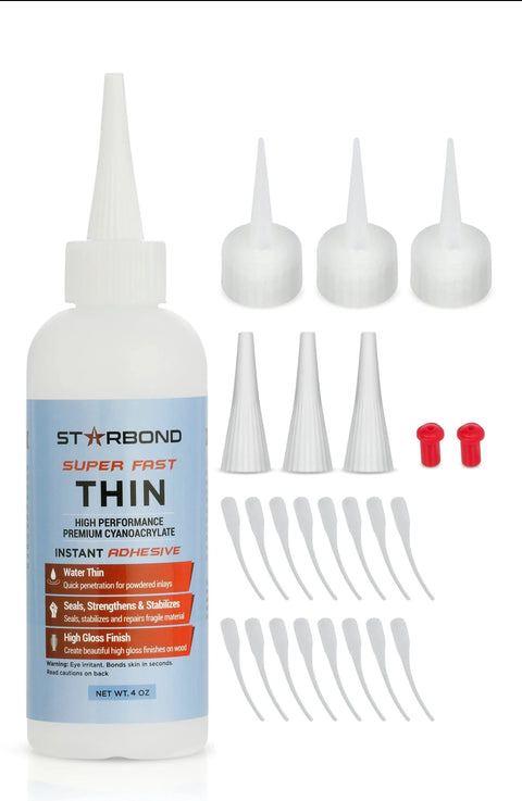 Starbond Super Fast Thin 4 oz / 123 ml - Colle Cyanoacrylate - Super Glue - Mon plateau de bois