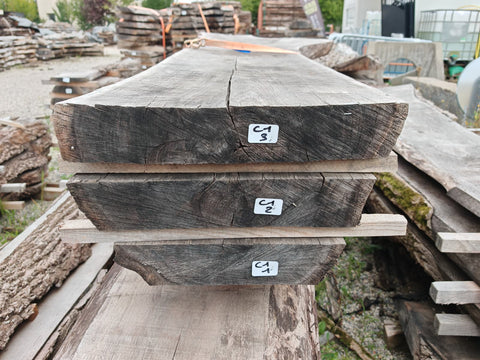 PLOT - C1 - Noyer américain Claro - 4 plateaux