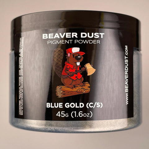 Beaver Dust Pigment Caméléon (color shift) Blue Gold - Mon plateau de bois