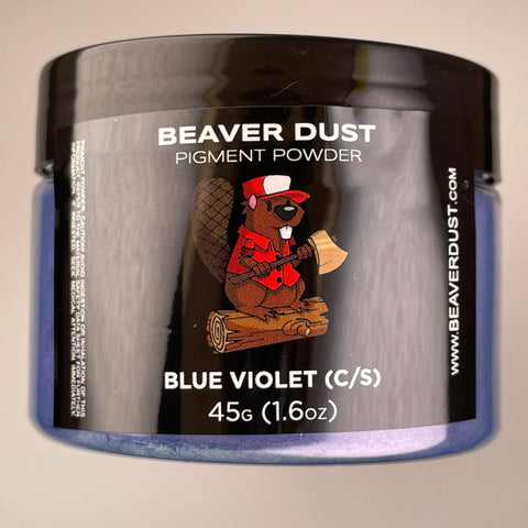 Beaver Dust Pigment Caméléon (color shift) Blue Violet - Mon plateau de bois