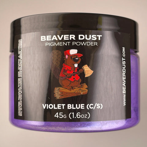 Beaver Dust Pigment Caméléon (color shift) Violet blue - Mon plateau de bois