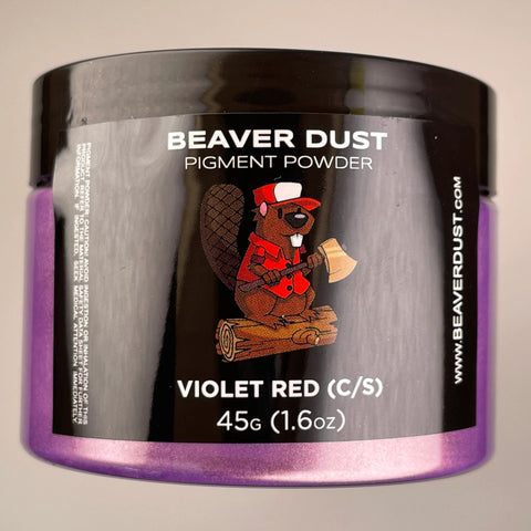 Beaver Dust Pigment Caméléon (color shift) Violet Red - Mon plateau de bois
