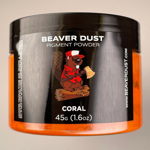 Beaver Dust Pigment Pearl series - Coral - Mon plateau de bois