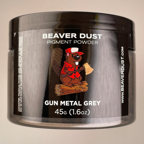 Beaver Dust Pigment Pearl series - Gun Metal Grey - Mon plateau de bois