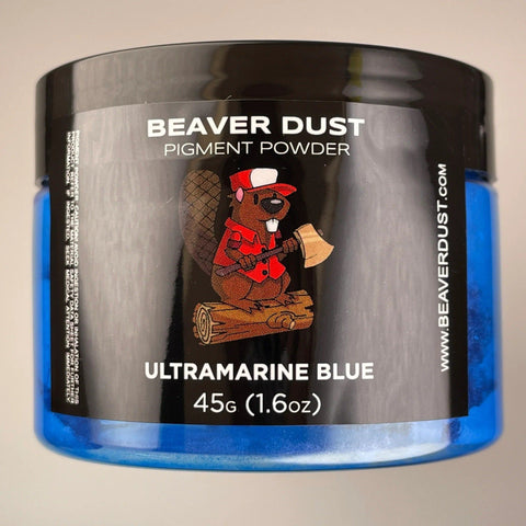Beaver Dust Pigment Pearl series - Ultramarine Blue - Mon plateau de bois