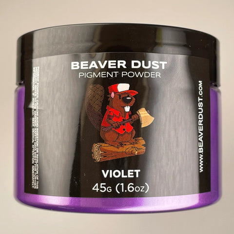 Beaver Dust Pigment Pearl series - Violet - Mon plateau de bois
