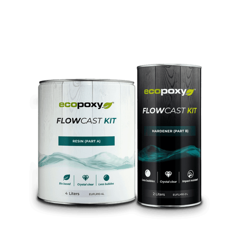 EcoPoxy® Flowcast résine époxy - Mon plateau de bois