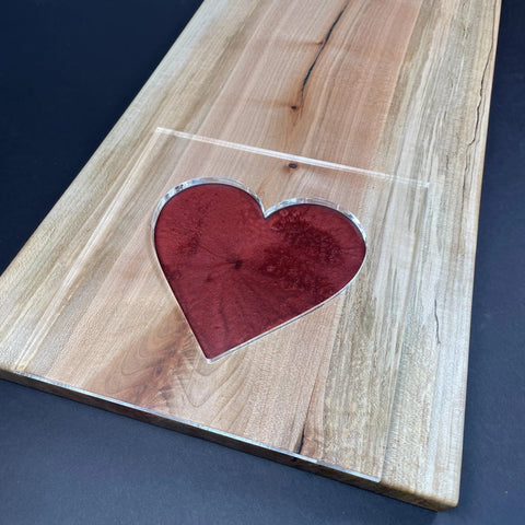 Gabarit acrylique - Coeur - Mon plateau de bois