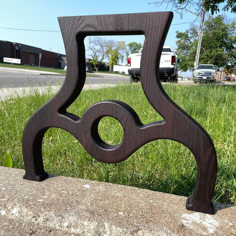 Gabarit acrylique - Forme Retro pied de table - Mon plateau de bois