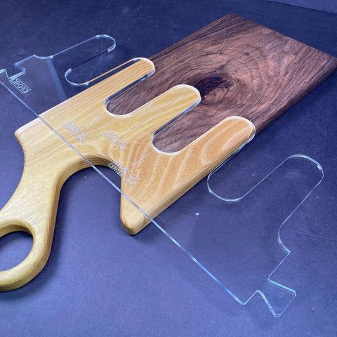 Gabarit acrylique - Large Finger Stitch template - Mon plateau de bois