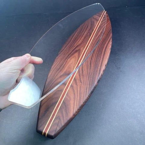 Gabarit acrylique - Planche de surf - Mon plateau de bois