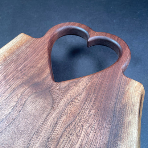 Gabarit acrylique - Poignée Coeur moderne - Mon plateau de bois