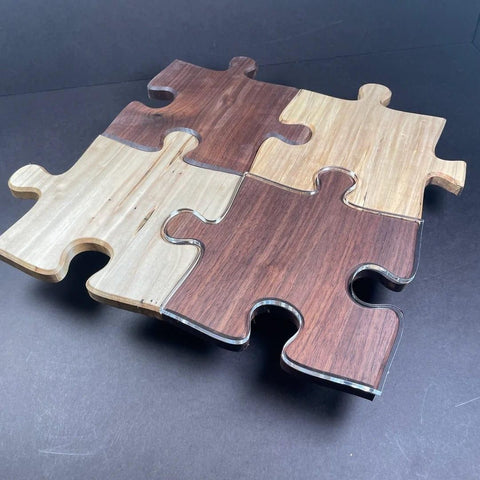 Gabarit acrylique - Puzzle 2 - Mon plateau de bois