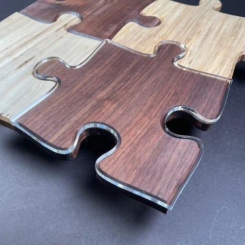 Gabarit acrylique - Puzzle 2 - Mon plateau de bois