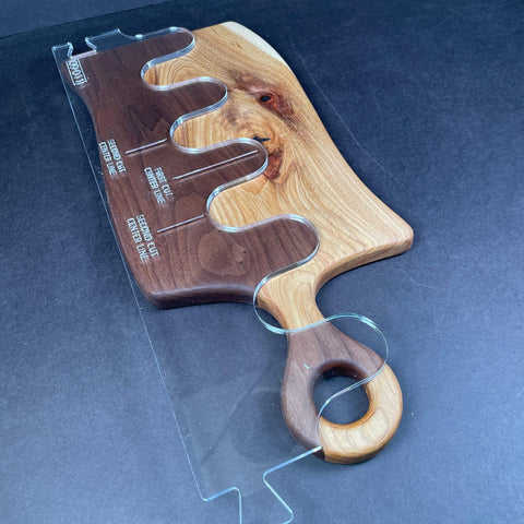 Gabarit acrylique - Small Finger Stitch template - Mon plateau de bois