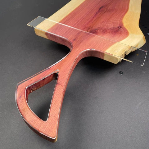 Gabarit acrylique - plateau pour défonceuse – Mon plateau de bois