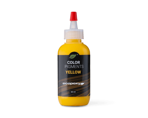 Pigment liquide EcoPoxy® Jaune - Mon plateau de bois