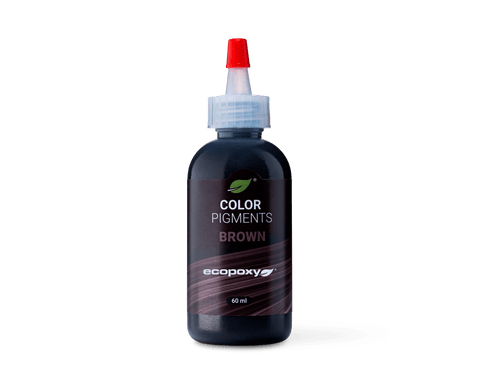 Pigment liquide EcoPoxy® Marron - Mon plateau de bois