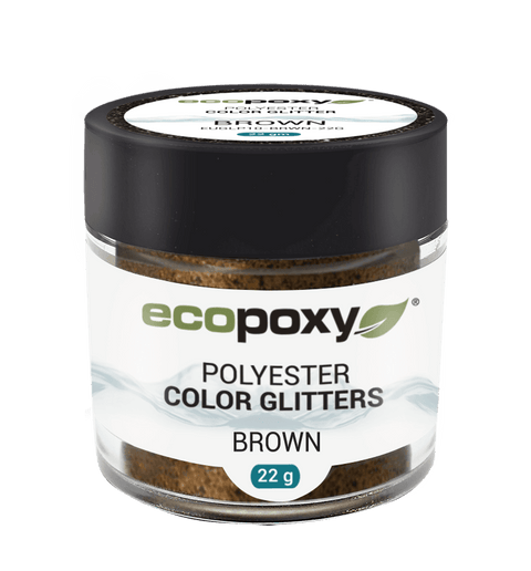 Pigment polyester EcoPoxy® Brown - Mon plateau de bois