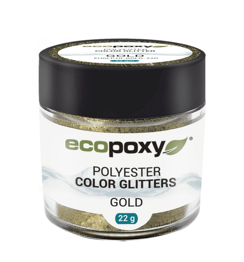 Pigment polyester EcoPoxy® Gold - Mon plateau de bois