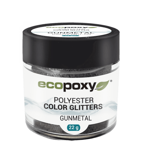 Pigment polyester EcoPoxy® Gunmetal - Mon plateau de bois