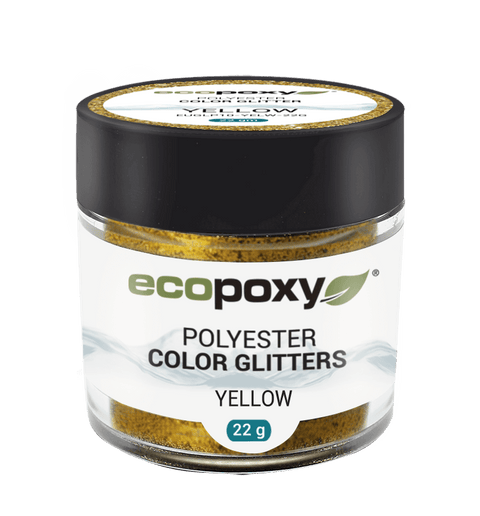 Pigment polyester EcoPoxy® Yellow - Mon plateau de bois